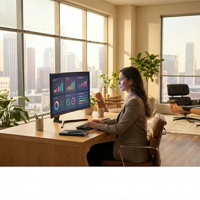 Panell de control d'operacions de negoci sincronitzat