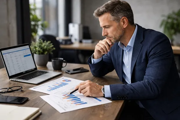 Dashboard + Persona: Professional prenent decisions amb dades.