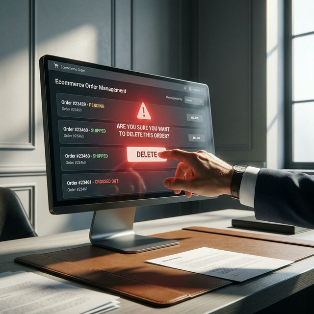 Si has borrado pedidos alguna vez, tienes este problema