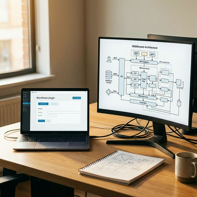 Plugin vs Middleware: ¿qué necesita realmente tu WooCommerce para conectarse al ERP?